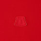 Pleated Collar Polo - Red