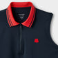 Sleeveless Polo - Navy