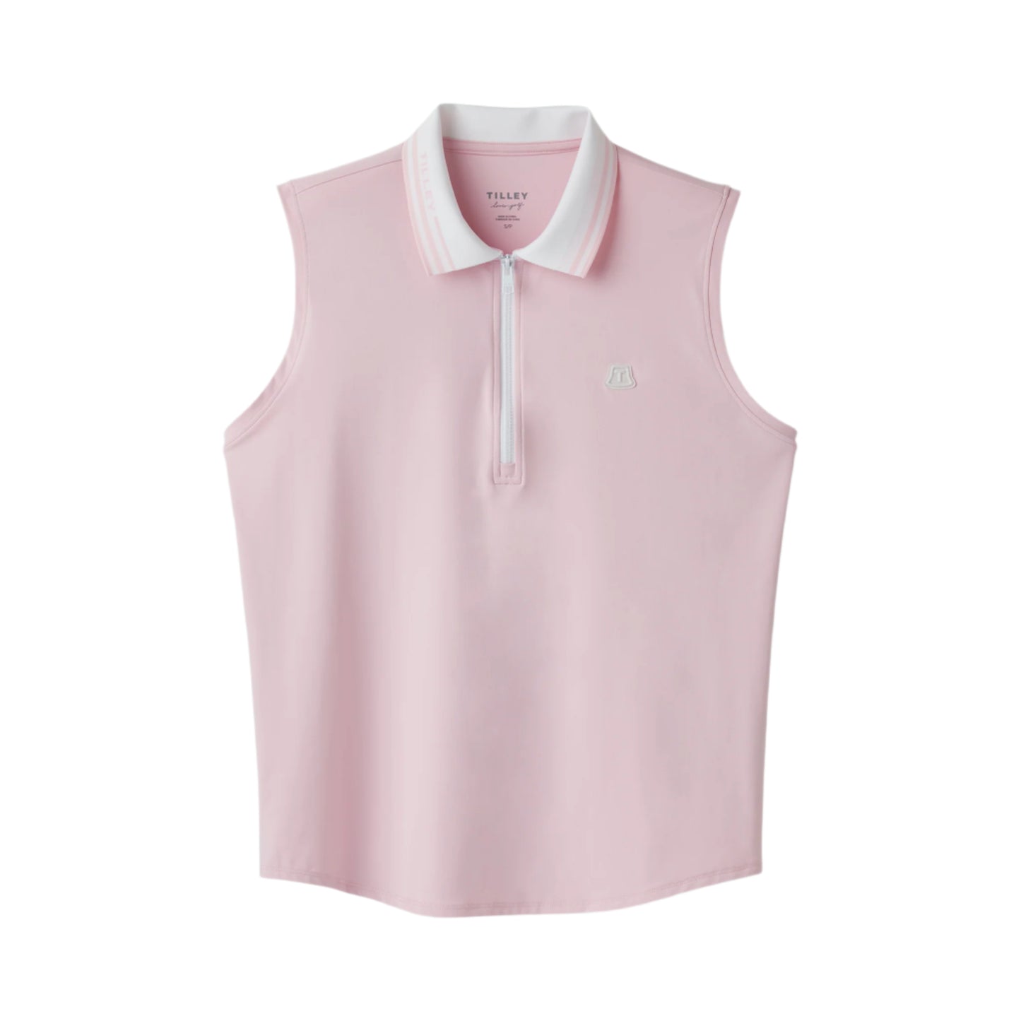 Sleeveless Polo - Pink