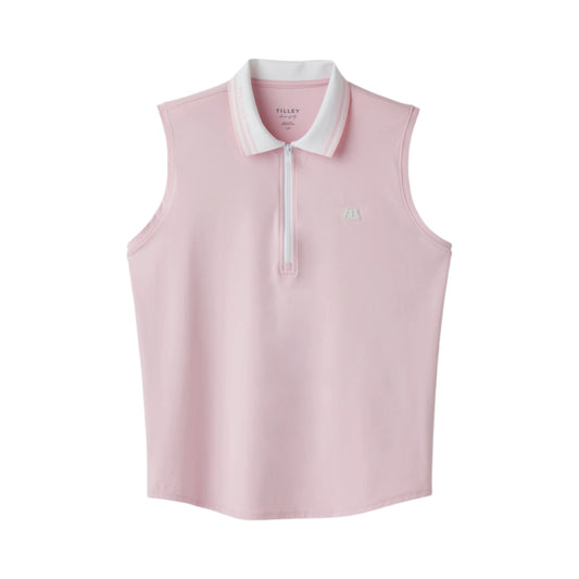 Sleeveless Polo - Pink