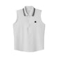 Sleeveless Polo - White