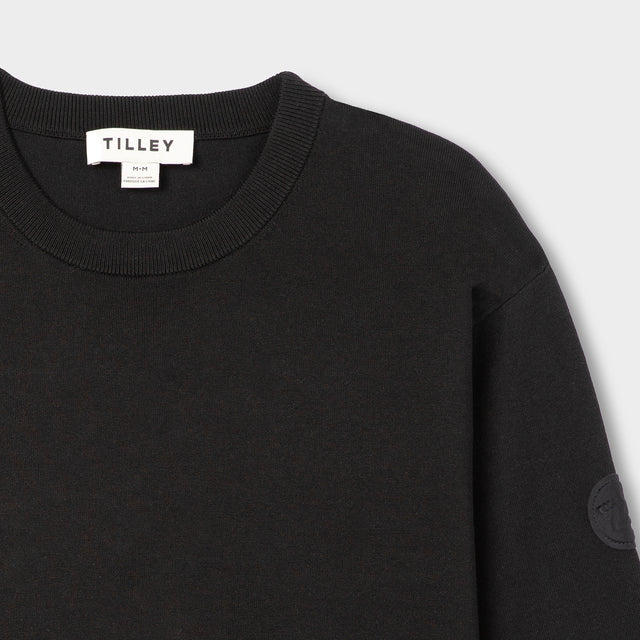 LS Mix Sweater - Black