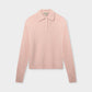 Merino Cashmere Polo - Light Pink