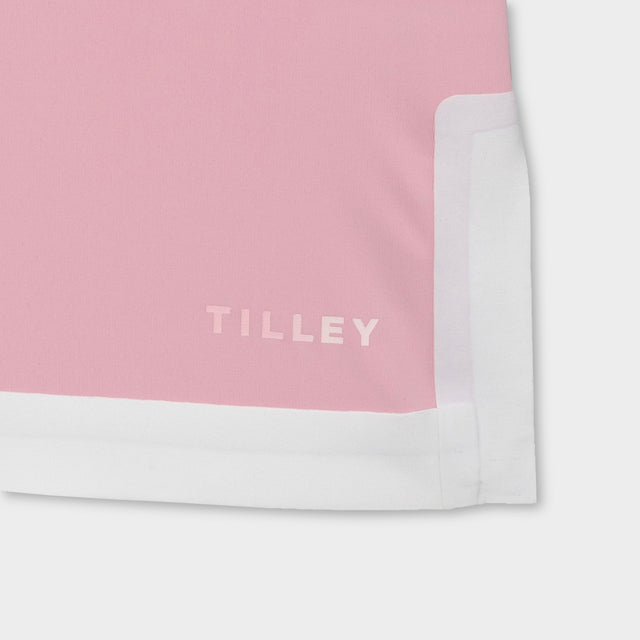 Boxy Polo - White/Pink
