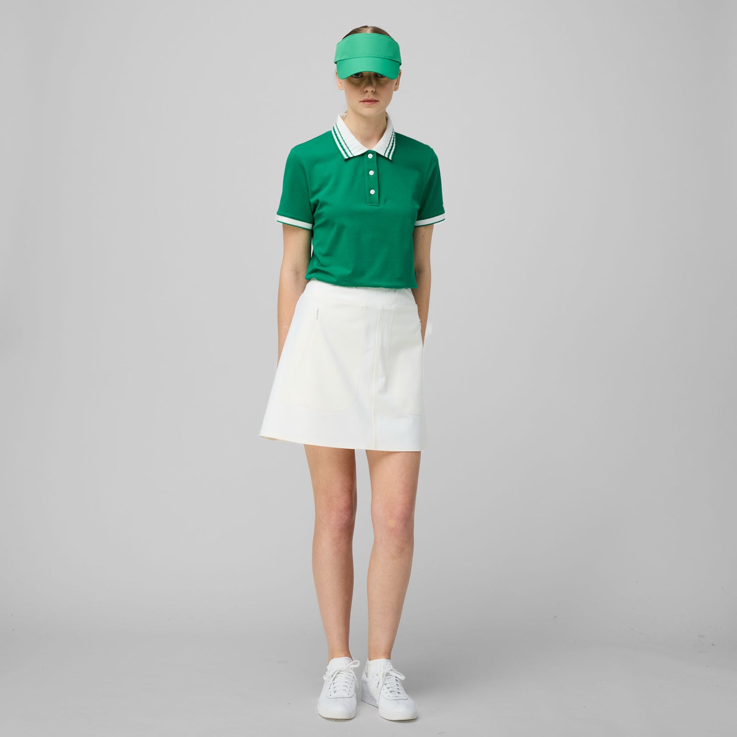 A-Line Pocket Performance Skort - White