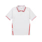 Tech Jersey Club Polo - White/Sport Red