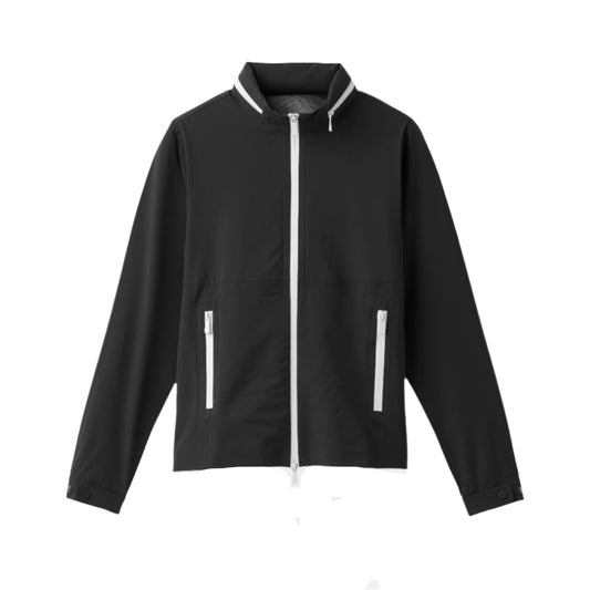 Full Zip Rain Jacket - Black