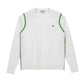 Classic Crewneck Sweater - White/Green