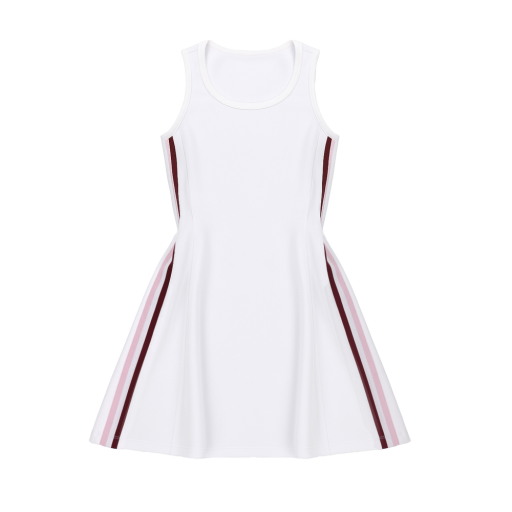 Air Loft Ribbon Sport Dress - White/Pink