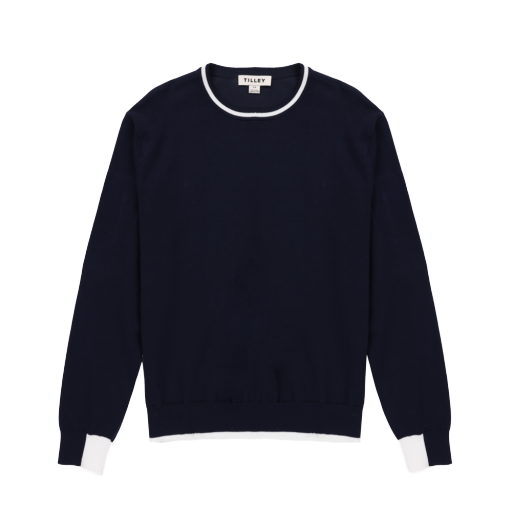 Classic Crewneck Sweater - Navy