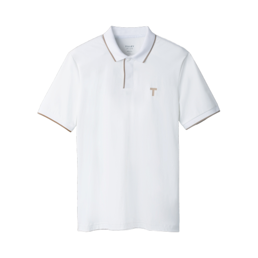 Beacon Tipped Polo - White