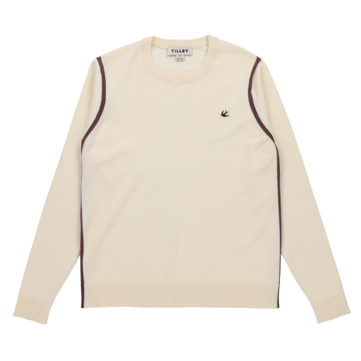 Classic Crewneck - Cream/Coffee