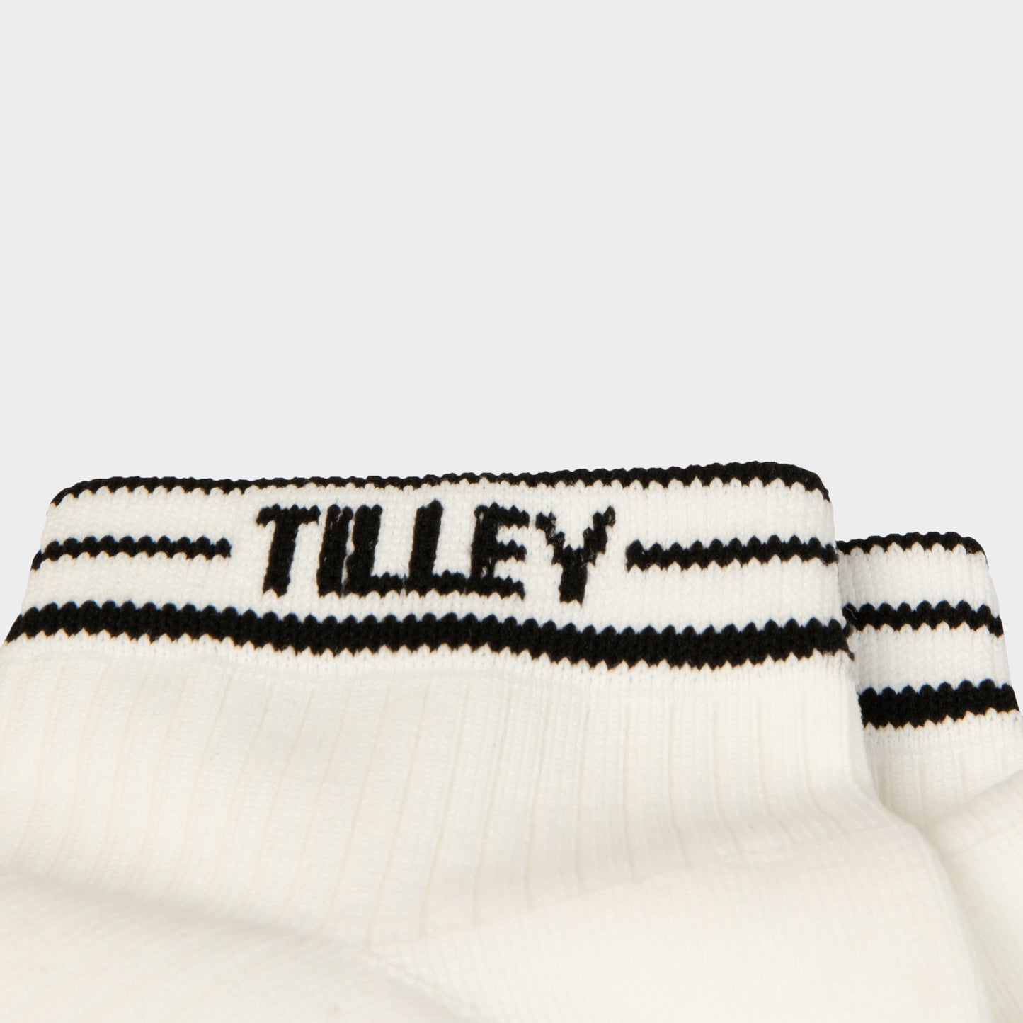 Tipped Ankle Sock - White/ Black