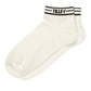 Tipped Ankle Sock - White/ Black