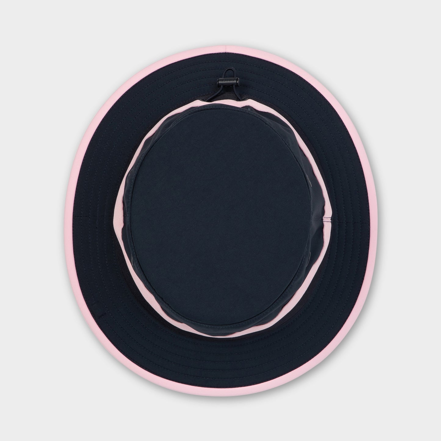 Ribbon Bucket - Navy/Pink Stripe