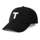 T Logo Golf Cap - Black