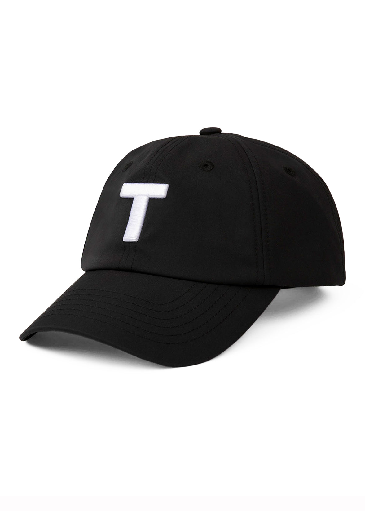 T Logo Golf Cap - Black