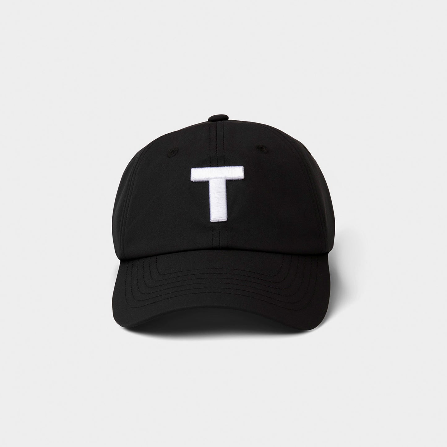 T Logo Golf Cap - Black