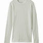 Merino Rib LS Tee - Cream