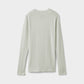 Merino Rib LS Tee - Cream