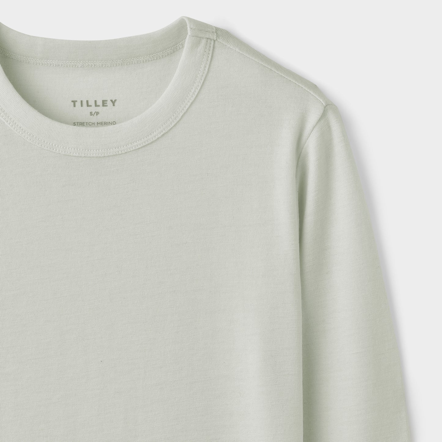 Merino Rib LS Tee - Cream