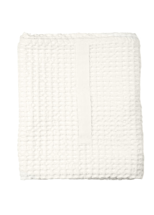 Waffle Towel and Blanket - White Pink Tartan