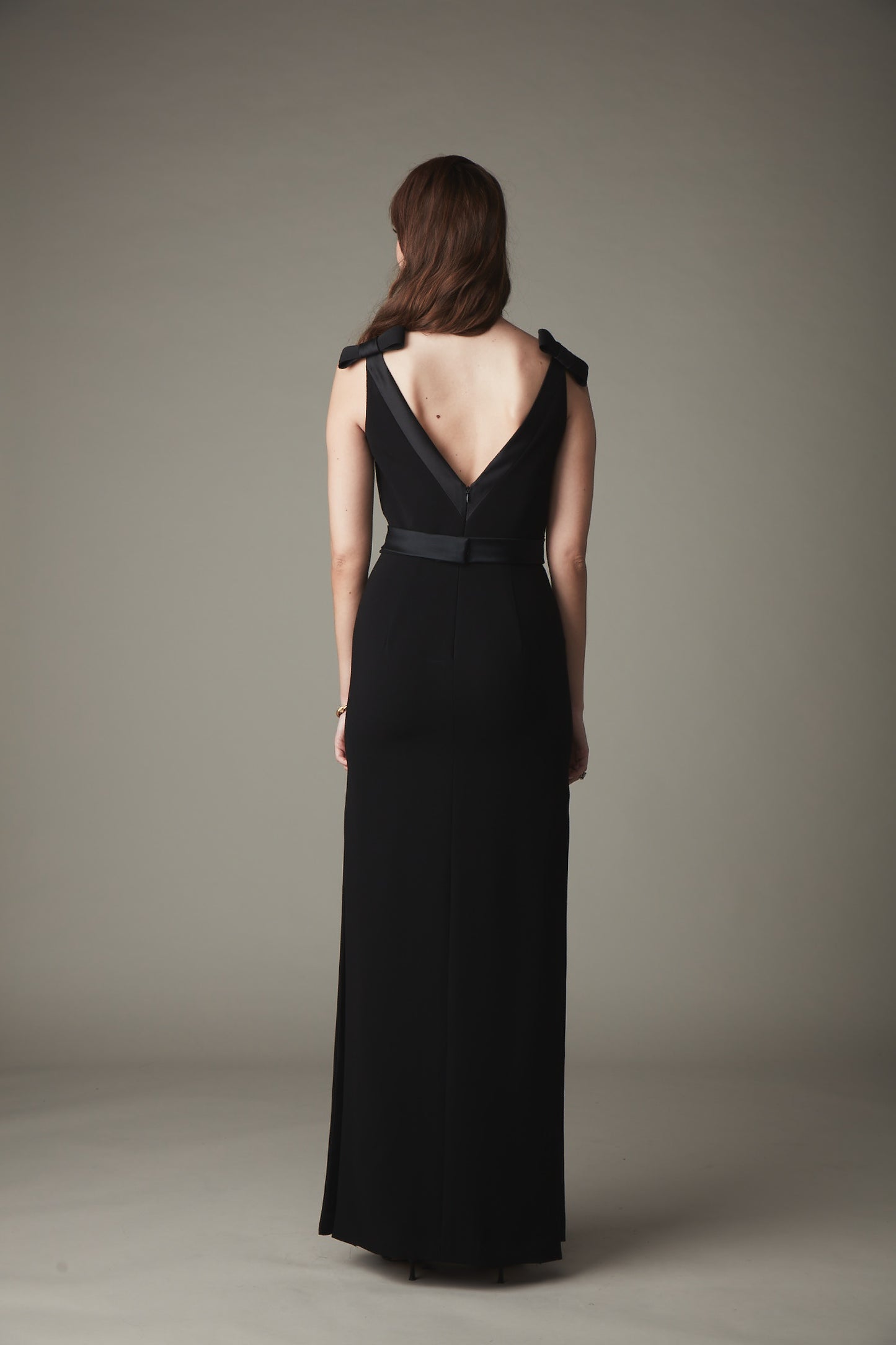 Vivien Column Dress - Black – Pink Tartan