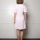 Bow Front A-Line Dress - Pink Pink Tartan