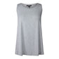 Tank A-Line Drape  - Grey Mix Pink Tartan