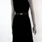 Vivien Column Dress - Black Pink Tartan