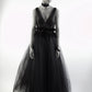 Natalie Tulle Dress - Black Pink Tartan