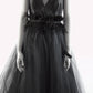 Natalie Tulle Dress - Black Pink Tartan