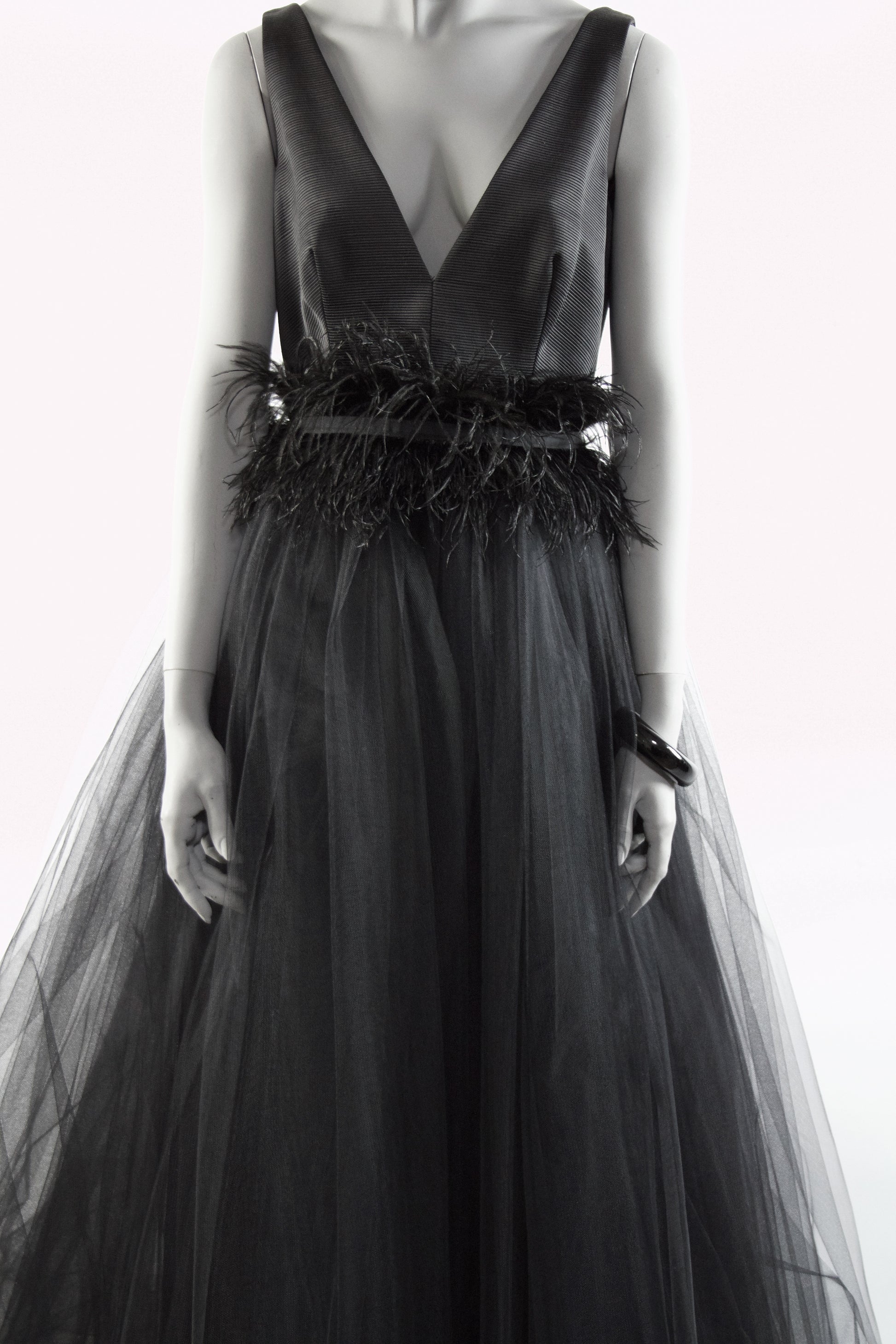 Natalie Tulle Dress - Black Pink Tartan