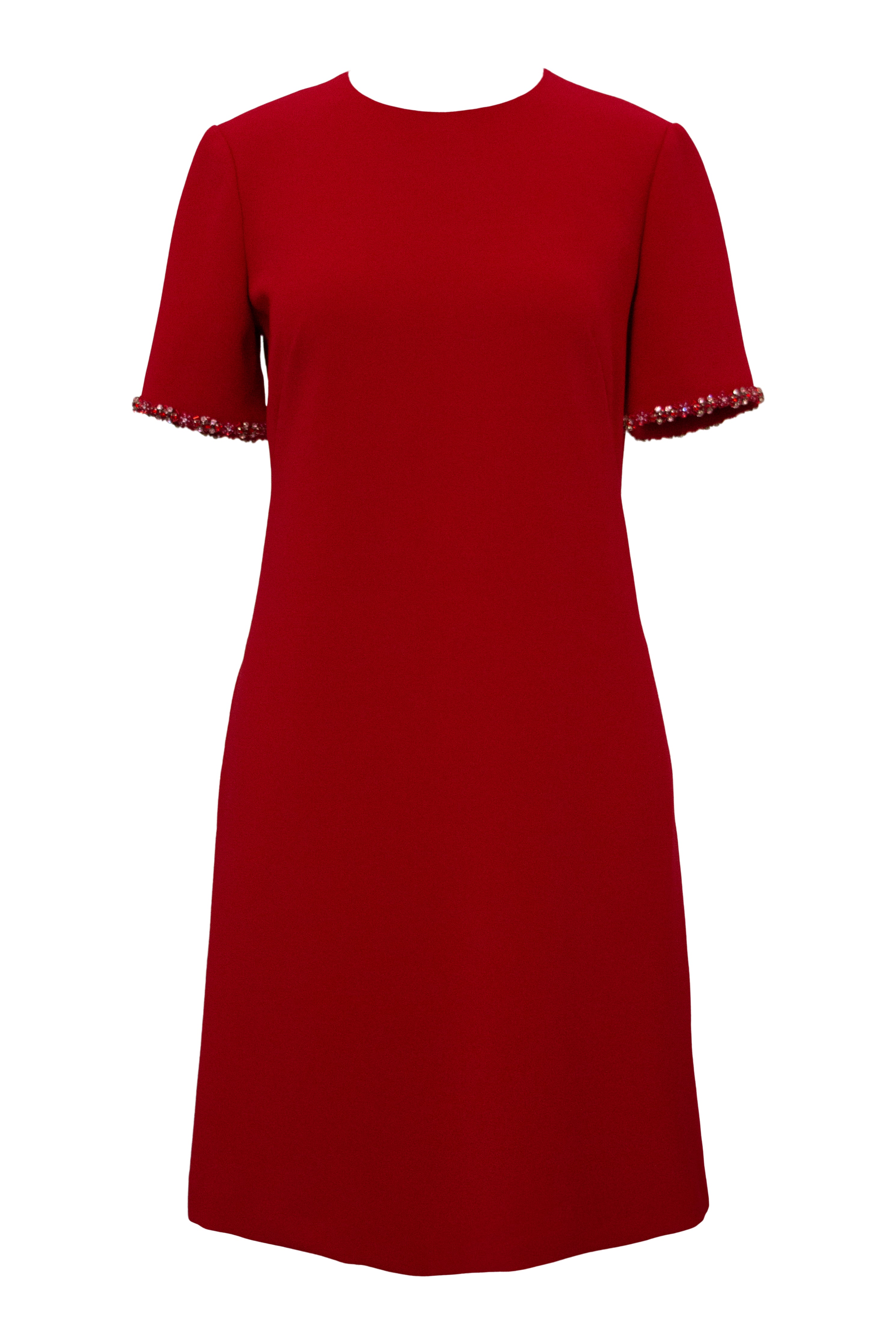 Red best sale dress 20