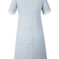 Goldie Pocket Dress - Blue Pink Tartan
