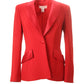 Lou Lou Tuxedo Jacket - Red Pink Tartan