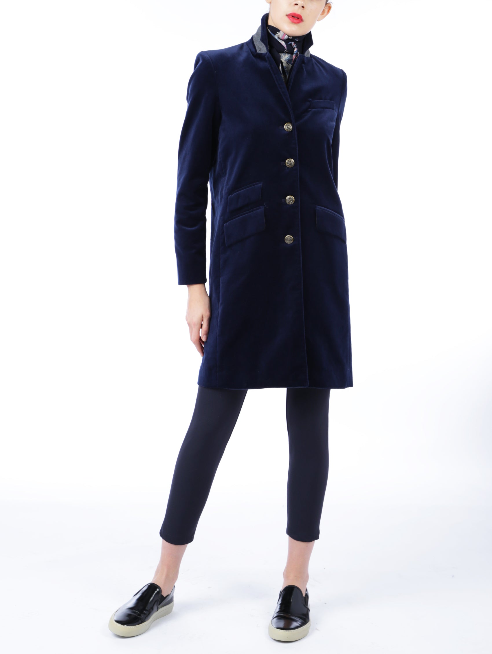 Velvet Coat Navy