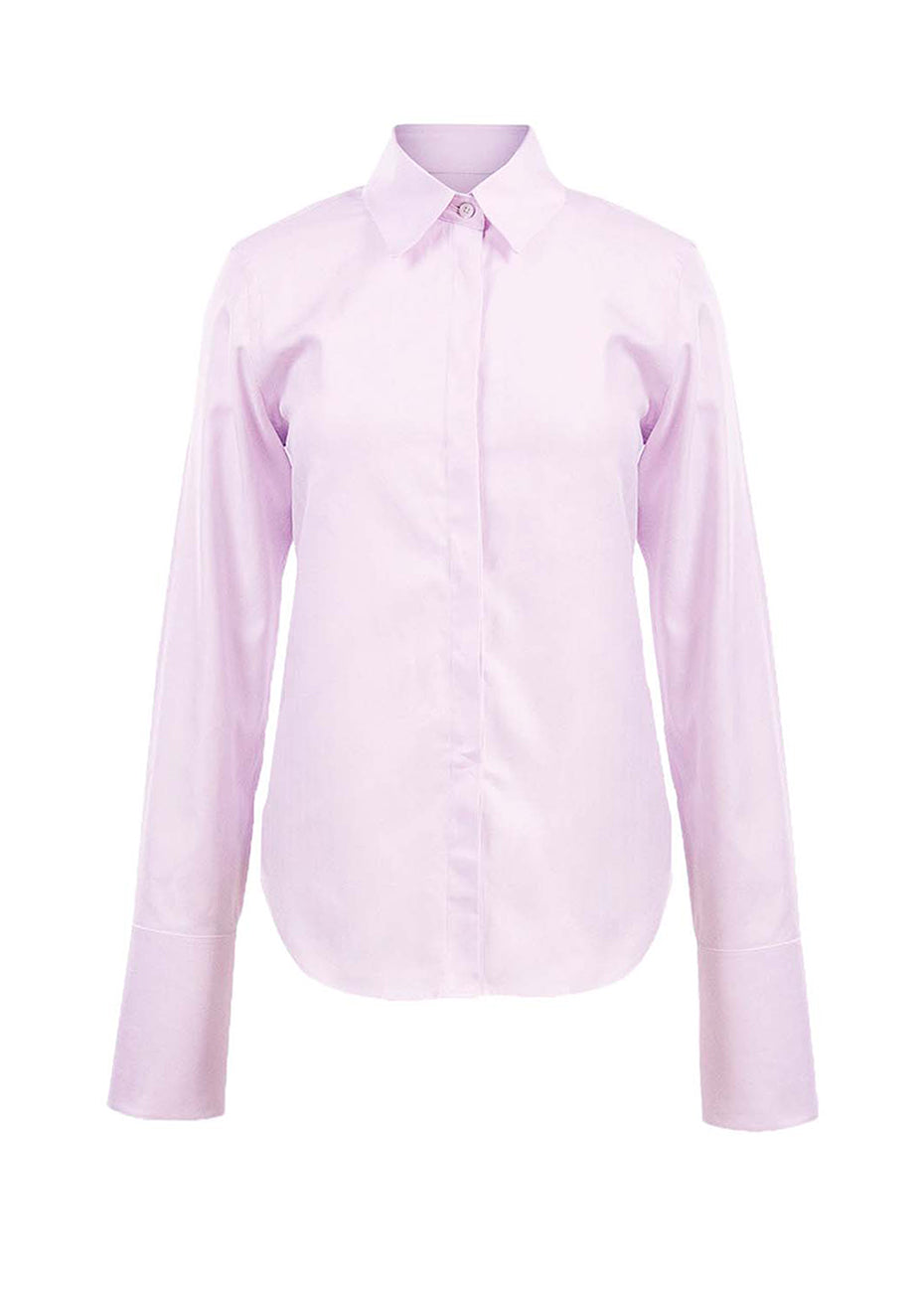 Newport Mini Twill Shirt - Pale Mauve