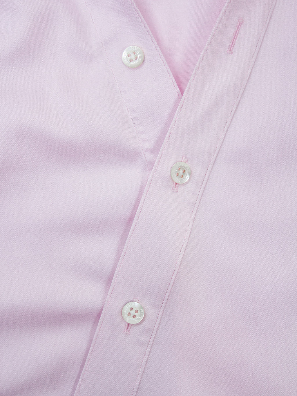 Asymmetric Tailored Shirt - Pink