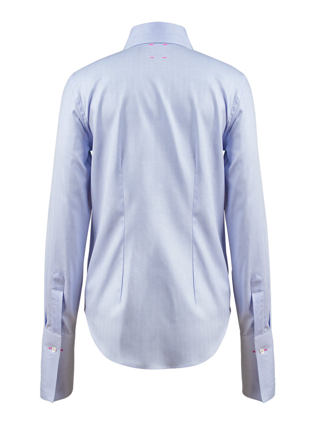 Newport Mini Twill Shirt - Blue Pink Tartan