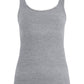 Seamless Luxe Tank - Grey Pink Tartan