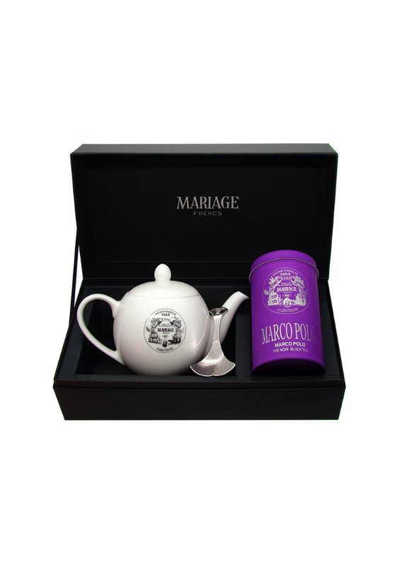 MF Marco Polo Tea & Tea Pot Set Pink Tartan