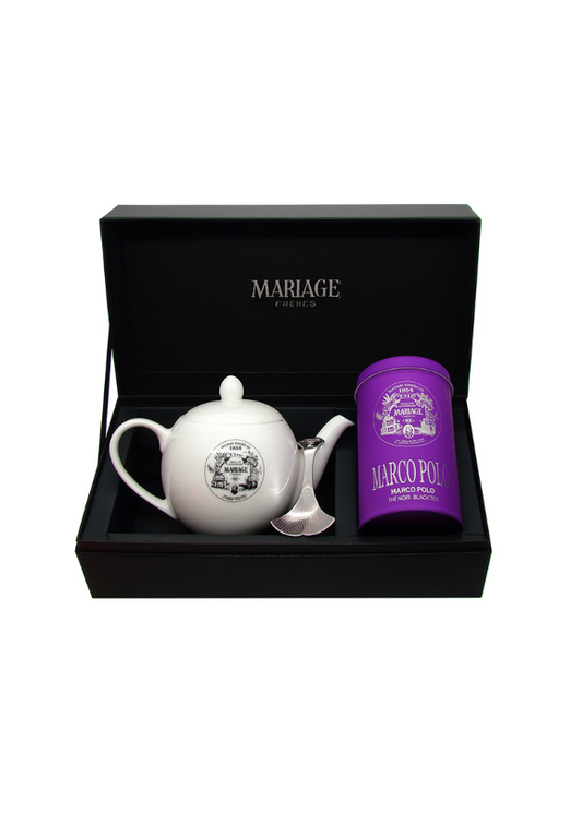 MF Marco Polo Tea & Tea Pot Set Pink Tartan
