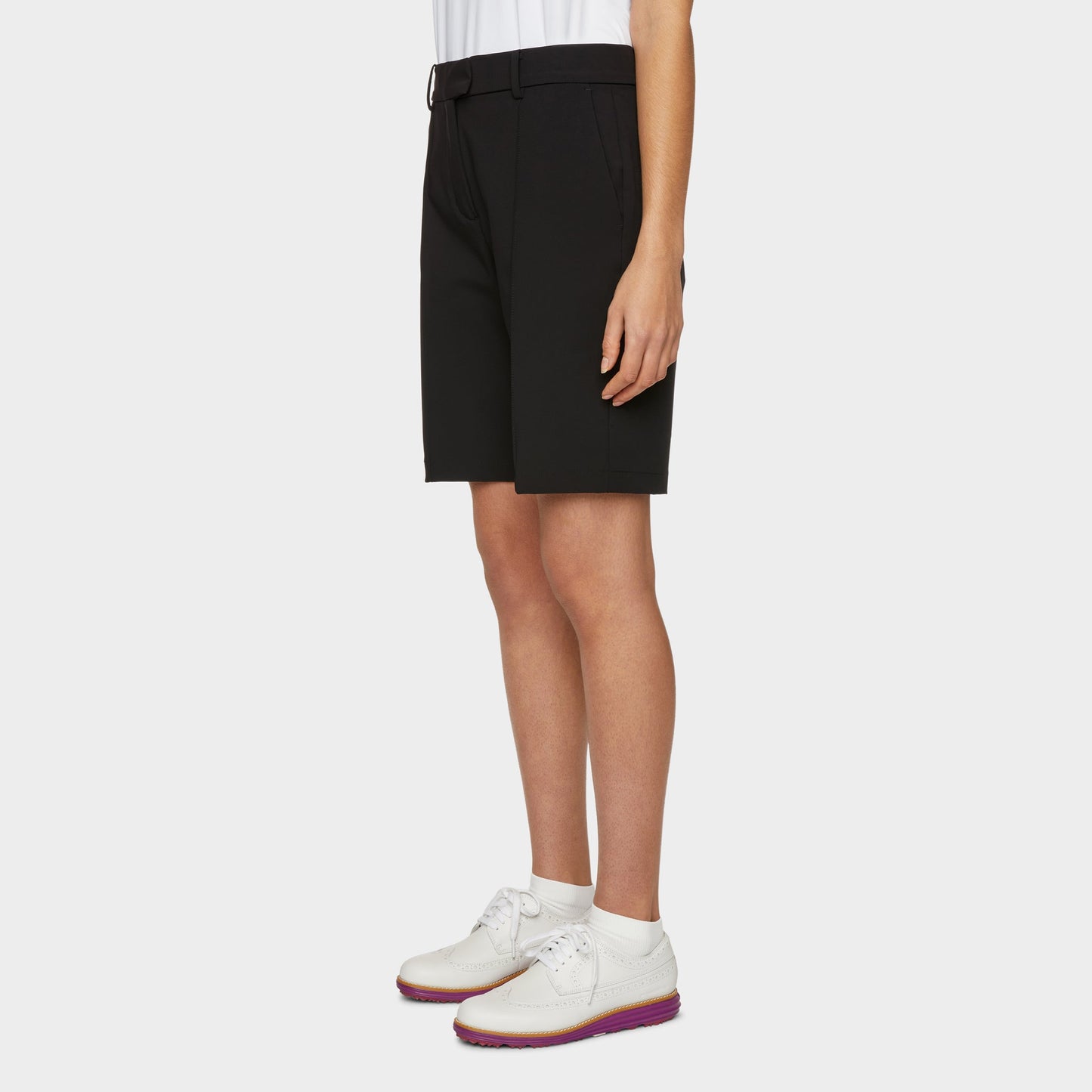 Golf Tech Short - Black Pink Tartan