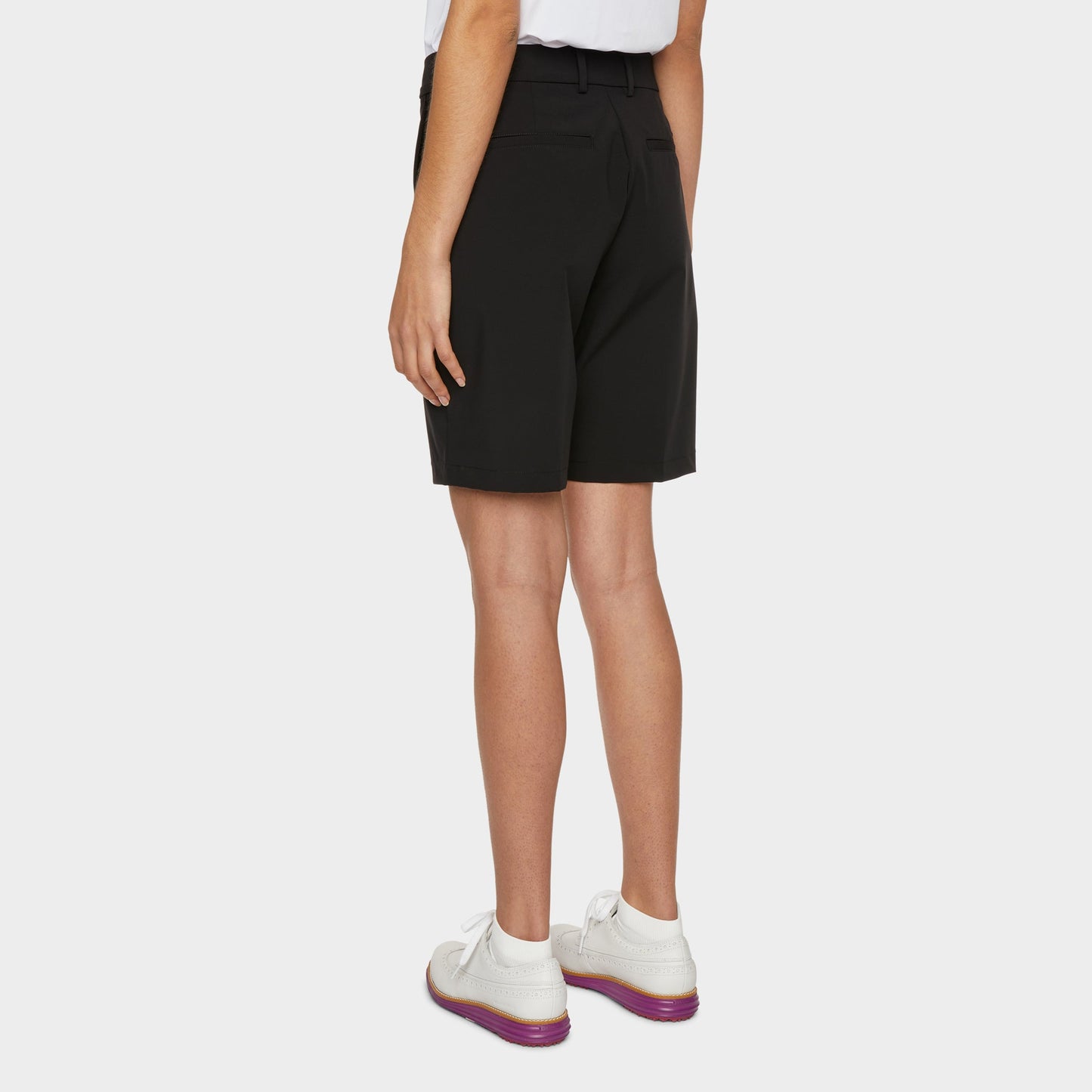 Golf Tech Short - Black Pink Tartan