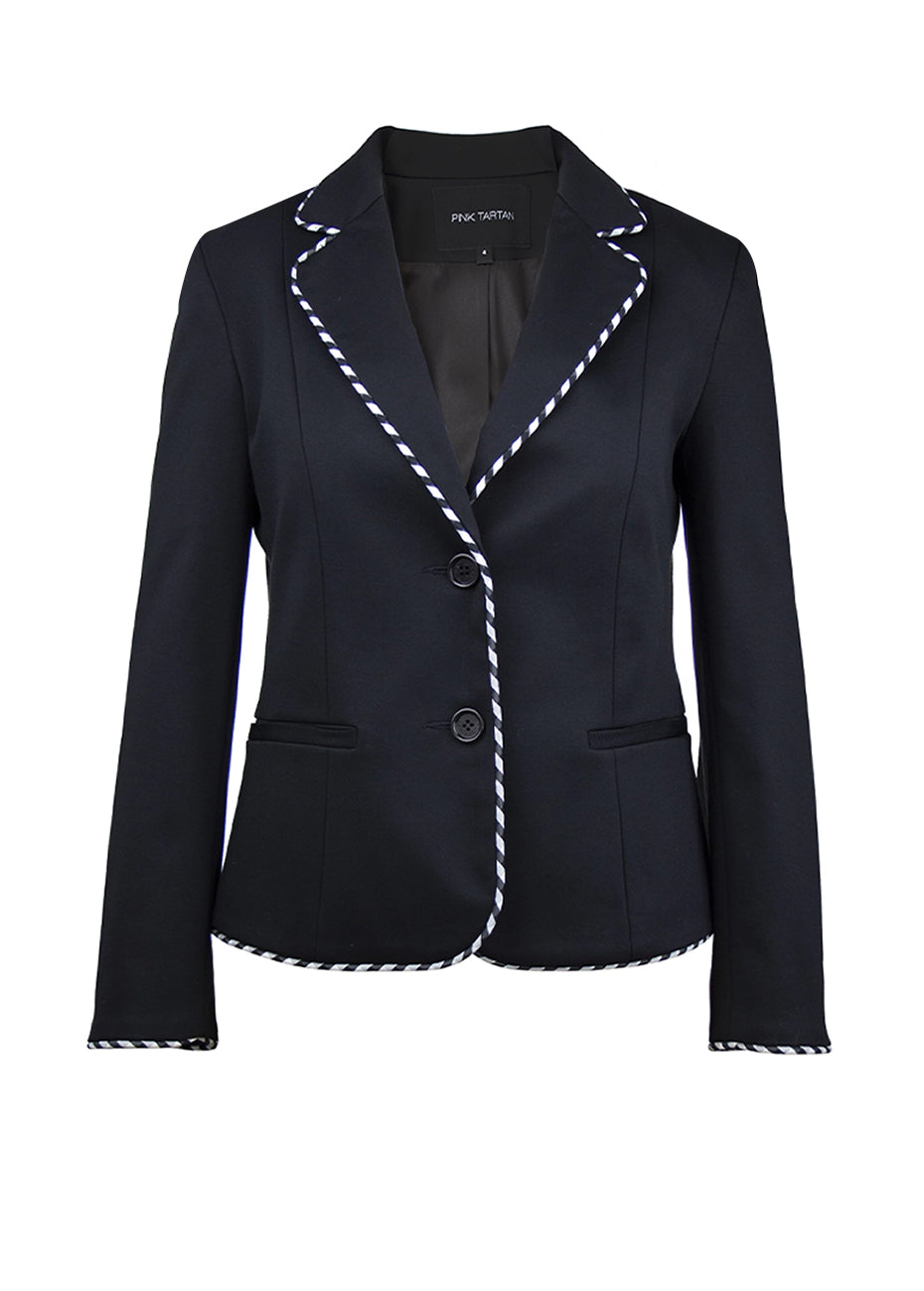 Regatta Jacket - Black Pink Tartan