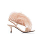 N21 Slingback Sandals - Nude Pink Tartan