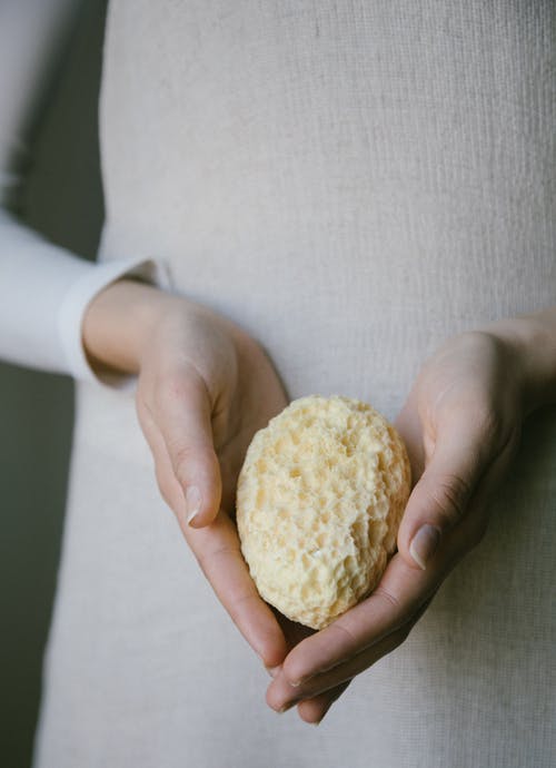 All-Natural Sea Sponge Pink Tartan